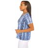 Alfred Dunner Women's Animal Stripe Tee Size S Navy/White view 4