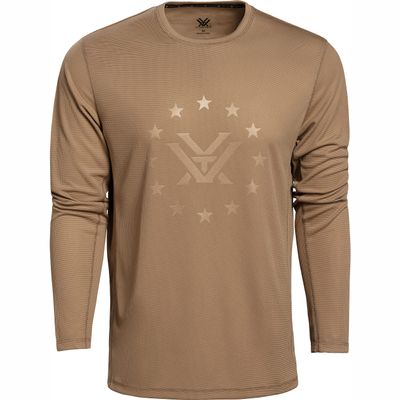 Vortex Optics 13 Star Performance Grid Shirts (Medium, Kelp Brown)
