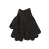 Timberland Boy's Cuff Hat with Contrast Tree and Magic Glove Set, Charcoal Heather Grey, One Size view 3