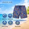 INGEAR Little Boys Quick Dry Swim Trunks UPF 50+ Beach Board Shorts Sizes 2T-14 Vibrant Patterns for Summer Adventures view 3