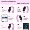 Fitbit Inspire 3 Health & Fitness Activity Tracker (Lilac Bliss) with Workout Intensity, Sleep Tracking, Heart Rate, 2 Bands, 3.3foot Charging Cable, Wall Adapter, Screen Protectors & PremGear Cloth view 3
