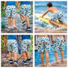 INGEAR Little Boys Quick Dry Swim Trunks UPF 50+ Beach Board Shorts Sizes 2T-14 Vibrant Patterns for Summer Adventures view 2