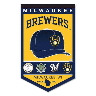 Milwaukee Brewers Heritage History Banner Pennant