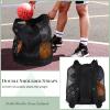 Brynnl Extra Ball Bag,Large Mesh Equipment Bag Black, Soccer Ball Bag with Adjustable Shoulder Strap,600D Oxford Cloth mesh sports bag for Holding Soccer/Football/Volleyball(Holds 5 Soccer Balls) view 4