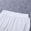 Dkygxwt Infant Baby Girls Boys Shorts Solid Spring Summer Casual Ruffle Shorts Pants Clothes(White,12-18 Months) view 4