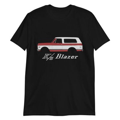 1971 Chevy K5 Blazer CST Red and White Vintage Truck Owner T-Shirt