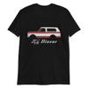 1971 Chevy K5 Blazer CST Red and White Vintage Truck Owner T-Shirt view 1