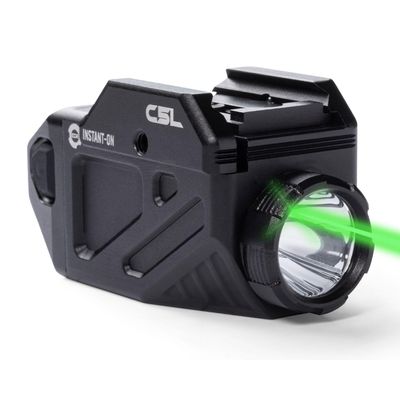 Viridian New C5L Rechargeable Universal Compact Weapon Green Laser Sight with High Output 650 Lumen Light, with SAFECharge Power Source, Universal Mounted