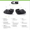 Viridian New C5 Green Laser Sight, Universal Rail Mounted, Gun Sight with Ambidextrous On and Off Switch, Rechargeable, Instant-On, Black view 3