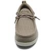 Mens Loafers Casual Silp on Shoes Wide Width Arch Support Comfortable Canvas Boat Shoes for Men Khaki, Size 9.5 view 3