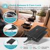 1854060 MKA-32 for Minn Kota Ulterra, Terrova, PowerDrive, DeckHand 40 Trolling Motor Quick Release Bracket with Cover, Black Aluminum view 3