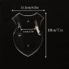 HHUXIUE Wall mounted sword rack sword stant axe holder wall mounted display rack single sword vertical wall mounted general sword racksword wall mountsword stand (transparent 1 set) view 2