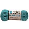 Derby Laces CORE Narrow 6mm Waxed Lace for Figure Skates, Roller Skates, Boots, and Regular Shoes (Aqua Spray Teal, 134 Inch / 340 cm) view 1