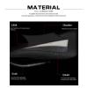 Bike Carbon Saddle Matt Super Lightweight Carbon Fiber Bicycle Seat Road Bike Saddle Mountain Bike Seat Cushion Shock Absorbing Waterproof MTB Bike Seat Replacement,Black,Full Carbon view 2