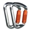 SEPEAK UIAA CE 30kN Climbing Carabiner Clips, Professional Heavy Duty Twist Locking Carabiners for Climbing,Mountaineering, Rappelling, Camping, Hiking, Swings, Large D Ring Hooks view 1