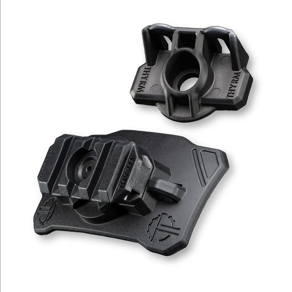 Thyrm VariArc-VS Helmet Mount, Universal Helmet Compatibility, Adjustable for attaching Light to Picatinny Rail or Scout Mount, Made in USA (Black)