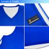 KXK Youth Reversible Basketball Jersey Shirts,Fashion Blank Basketball Jerseys for Kids Blue/White view 4