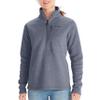MARMOT Women's Drop Line 1/2 Zip Fleece Pullover Jacket, Steel Onyx, Large view 1