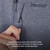 MARMOT Women's Drop Line 1/2 Zip Fleece Pullover Jacket, Steel Onyx, Large view 3