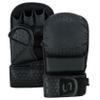 PFG Ultimate Series MMA Sparring Gloves - Boxing MMA Muay Thai Bag Work (All Black, Large-XLarge) view 1