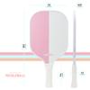 Premium Pickleball Paddles for All Skill Levels  USAPA Approved, Honeycomb Core & Cushioned Grip  Carbon Fiber Pink Pickle Ball Paddle Set  Made by Brooklyn Pickleball Co. view 3