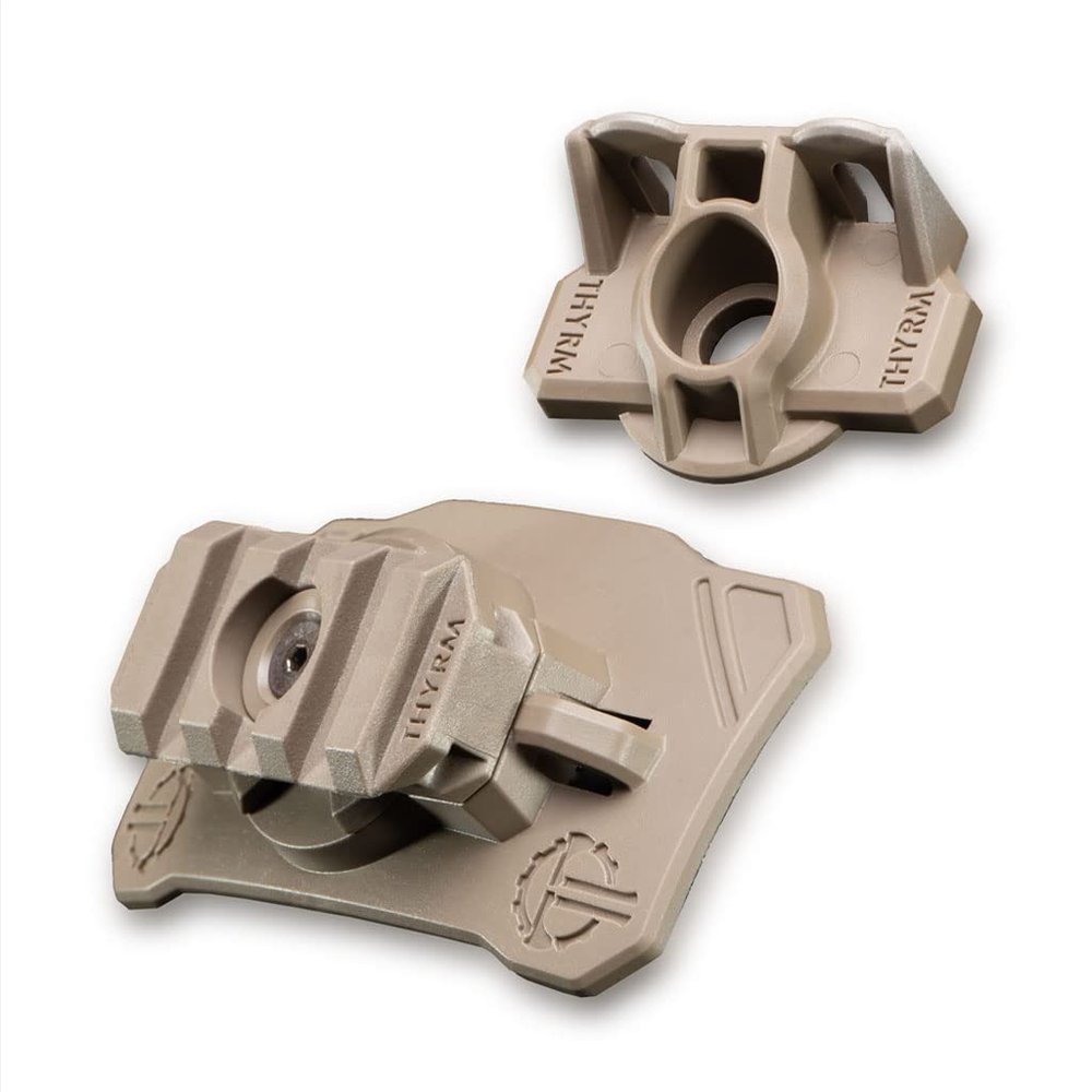 Thyrm VariArc-VS Helmet Mount, Universal Helmet Compatibility, Adjustable for attaching Light to Picatinny Rail or Scout Mount, Made in USA (Flat Dark Earth)