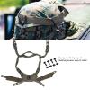 AYNEFY Helmet Suspension System Nylon Strong Compatibility Suspension System Chin Strap Easy Installation with Screw for Outdoor Play (OD Green) view 2