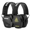 PROHEAR 016 Shooting Ear Protection Earmuffs 2 Pack, NRR 26dB for Gun Range, Hunting -Black and DOTM view 1