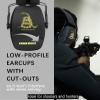 PROHEAR 016 Shooting Ear Protection Earmuffs 2 Pack, NRR 26dB for Gun Range, Hunting -Black and DOTM view 3