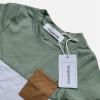 YINGISFITM Baby Boy Shorts Set Short Sleeve Tshirt Top Shorts Pants Cute Boy Summer Outfit Toddler Infant Clothes (block green,12-18 Months) view 3