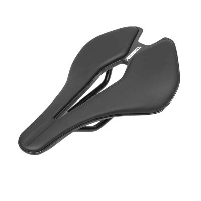 Bike Seat of Comfortable Memory Foam Bicycle Seat with Ergonomic Zone Concept for Men & Women Waterproof Breathable Bike Seat Cycling Leather Soft Seat Cushion,Black