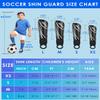 BROTOU Shin Guards Soccer Youth, Soccer Shin Guards for Kids 3-15, Light Weight Adjustable Straps Shin Pads Protection Equipment with Ankle and Leg Calf Protection view 4