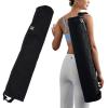 Ogetok Yoga Mat Bag, Full Zip Exercise Yoga Mat Carrier Bag with Adjustable Strap, Waterproof Yoga Mat Carry Bag Strap for Most Yoga Mats to Gym Class Beach Park Travel for Women & Men (Black) view 1