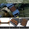 Aolamegs 300 Blackout Subsonic Magazine Marking Band, 6 Pack 300 BLK Subsonic Magazine Caliber Bands (Black-Orange) view 2