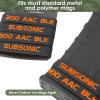 Aolamegs 300 Blackout Subsonic Magazine Marking Band, 6 Pack 300 BLK Subsonic Magazine Caliber Bands (Black-Orange) view 3
