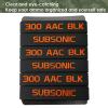 Aolamegs 300 Blackout Subsonic Magazine Marking Band, 6 Pack 300 BLK Subsonic Magazine Caliber Bands (Black-Orange) view 4