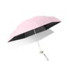 ZAEGO Umbrellas for Rain Pocket Umbrella UV Protection Umbrella Parasol Sun Light Rain Female Sunscreen Portable Travel Umbrella Umbrellas for Rain Windproof (Color : Pink) view 1