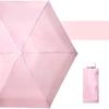 ZAEGO Umbrellas for Rain Pocket Umbrella UV Protection Umbrella Parasol Sun Light Rain Female Sunscreen Portable Travel Umbrella Umbrellas for Rain Windproof (Color : Pink) view 3