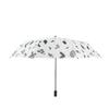 ZAEGO Umbrellas for Rain Women's Sunshade Folding Sun and Rain Sunscreen UV Protection Sun Umbrella Portable Travel Umbrella Umbrellas for Rain Windproof (Color : White) view 1