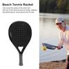 Beach Tennis Racket, Full Carbon Fiber Beach Tennis Paddle Beach Racket with EVA Foam Core Tennis Racket view 3
