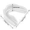 Frienda 50 Pcs Football Mouth Guards Bulk Youth Football Mouthpiece Sport Athletic Mouthguard Gum Teeth Guard for Hockey Karate Basketball Boxing Basketball Rugby(White, Black) view 2