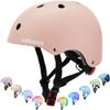 CELOID Kids Bike Helmet,Toddler Skateboard Helmets for Ages 5-8-9 Years Boys Girls,Adjustable Multi-Sport Bicycle Skateboarding Roller Skating Scooter Rollerblade Balance Bike Helmet,Light-Pink view 1