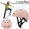 CELOID Kids Bike Helmet,Toddler Skateboard Helmets for Ages 5-8-9 Years Boys Girls,Adjustable Multi-Sport Bicycle Skateboarding Roller Skating Scooter Rollerblade Balance Bike Helmet,Light-Pink view 2