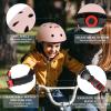 CELOID Kids Bike Helmet,Toddler Skateboard Helmets for Ages 5-8-9 Years Boys Girls,Adjustable Multi-Sport Bicycle Skateboarding Roller Skating Scooter Rollerblade Balance Bike Helmet,Light-Pink view 4