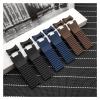 DITVA 22x20mm Waterproof Silicone Rubber Watchband Wrist Watch Band Belt for Ulysse for Nardin Strap Tools(Black Strap) view 3