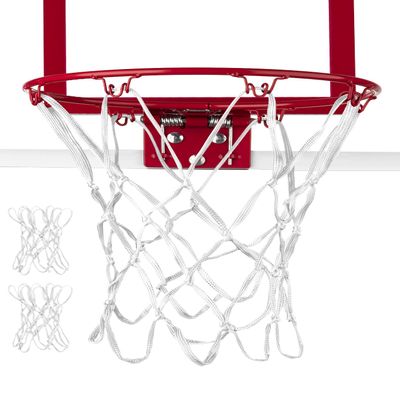 XXXYYY Mini Basketball Net Replacement 8 Loop [2 Pack], Small Replacement Net for Mini Basketball Hoop, for Indoor Door/Room Walls 8"-10.25" Hoop - White