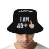 50th Birthday Gift Idea Fisherman Cap for Women Men Travel Beach Sun Hats Outdoor Bucket Hat view 4