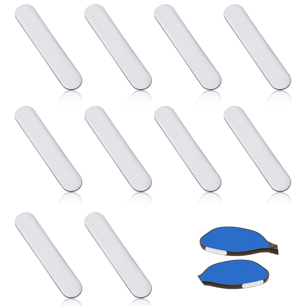 AIEX 10pcs Pickleball Lead Tape, Weighted 3g Lead Tape for Pickleball Paddles, Adhesive Golf Grip Tape Accessory for Paddle Edge Guard, Increase Power and Swing Speed