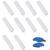 AIEX 10pcs Pickleball Lead Tape, Weighted 3g Lead Tape for Pickleball Paddles, Adhesive Golf Grip Tape Accessory for Paddle Edge Guard, Increase Power and Swing Speed view 1