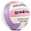 BYAOSUN Soft Official Volleyball for Indoor Outdoor Beach, Size 5 Training Volleyball for Beginner Teenager Adult view 2